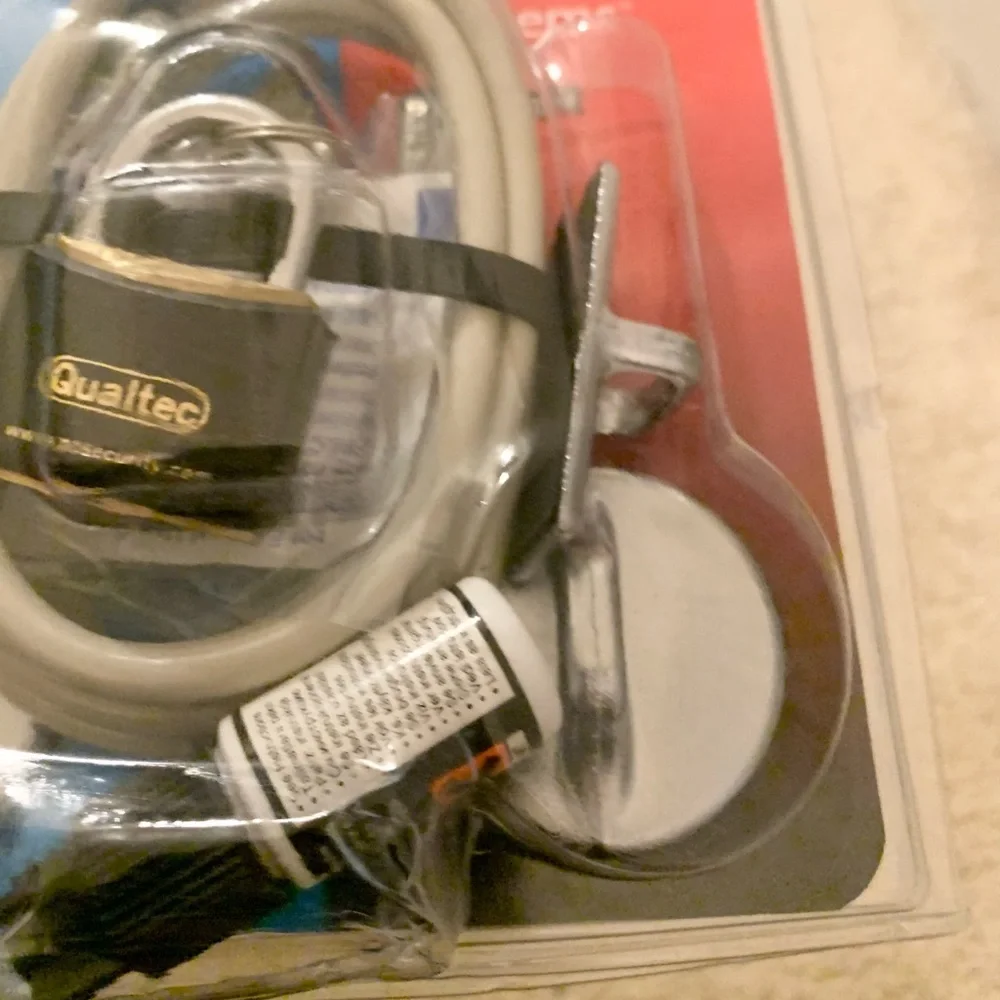 Vtg Stop Theft Lock Lok Kit II Universal Anti Theft Kit Office Home Electronics